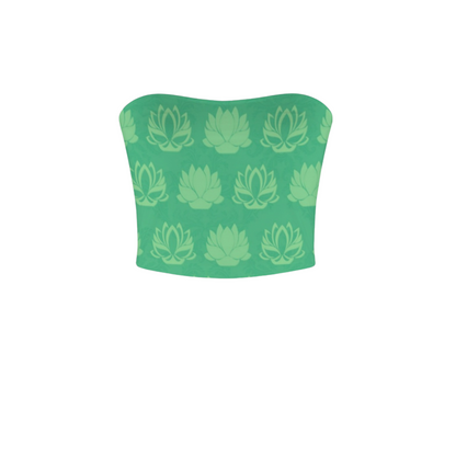 Tia Lotus Crop Tube Top