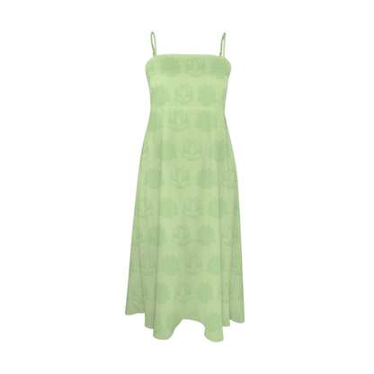 Tia Lotus Midi Doll Dress