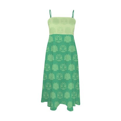 Tia Lotus Midi Doll Dress