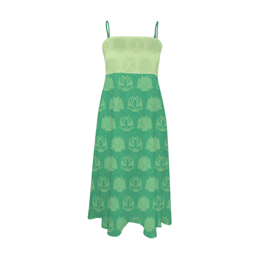 Tia Lotus Midi Doll Dress