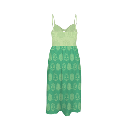 Tia Lotus Sexy Slit Midi