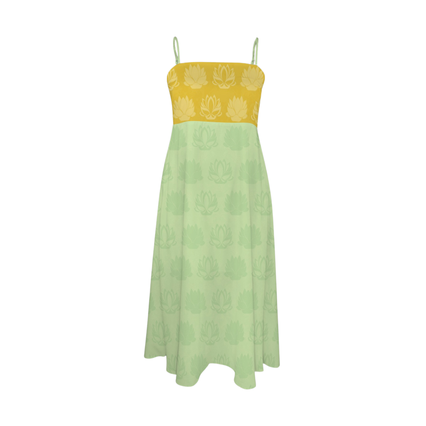 Tia Lotus Midi Doll Dress