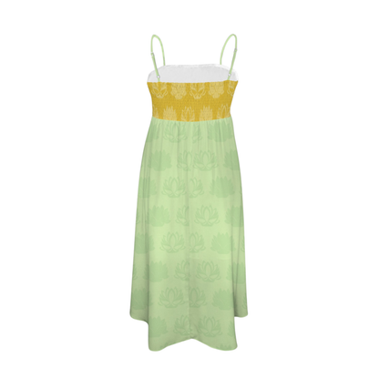 Tia Lotus Midi Doll Dress
