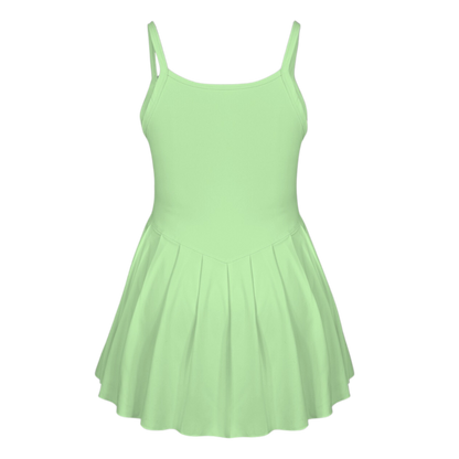 Tia Green Pleat Skirt Active Dress