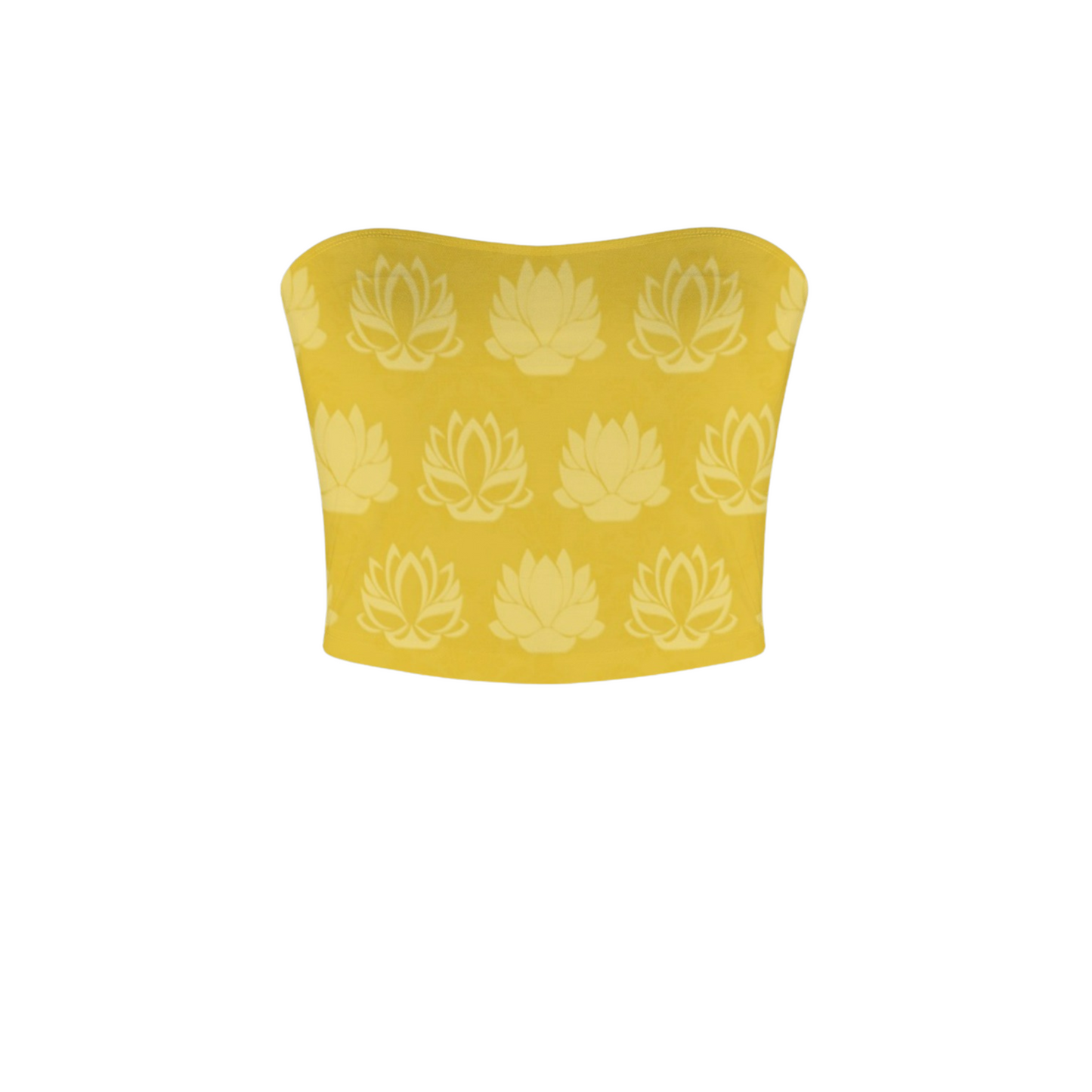 Tia Lotus Crop Tube Top