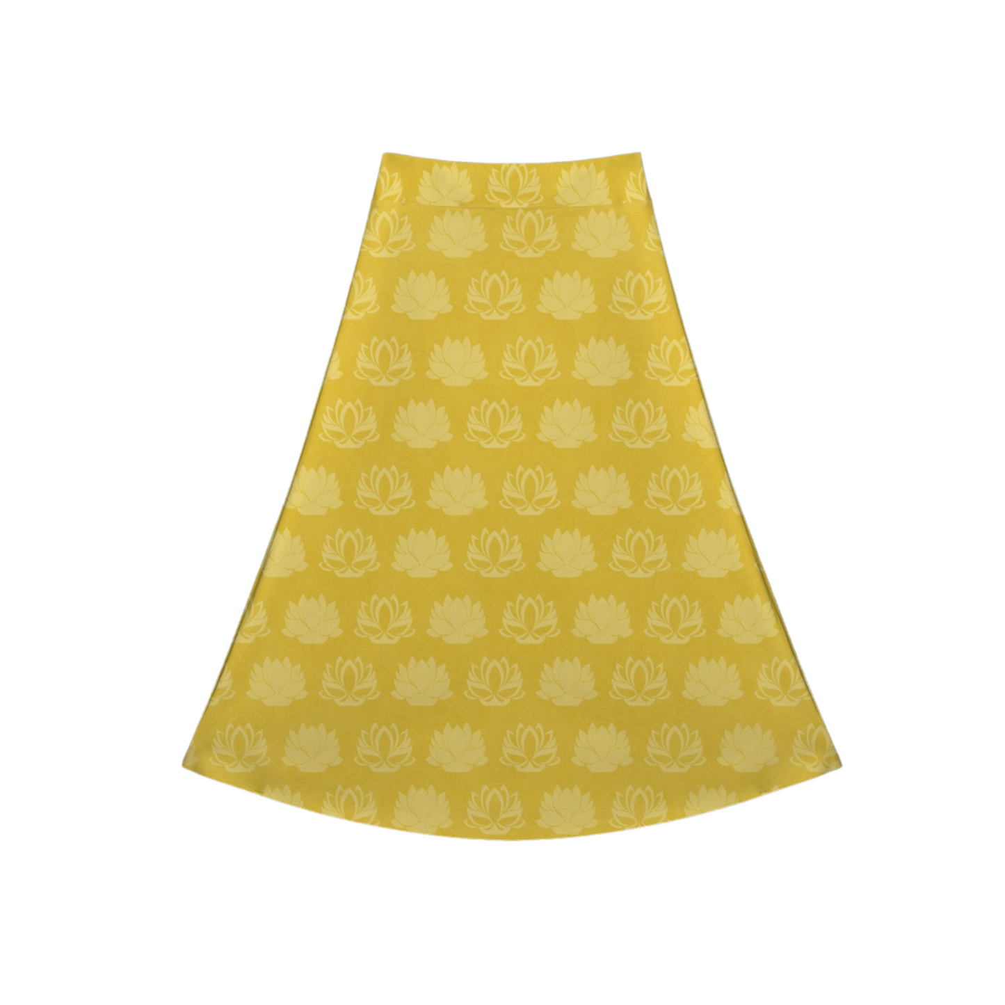 tianayellowlotus. midi skort