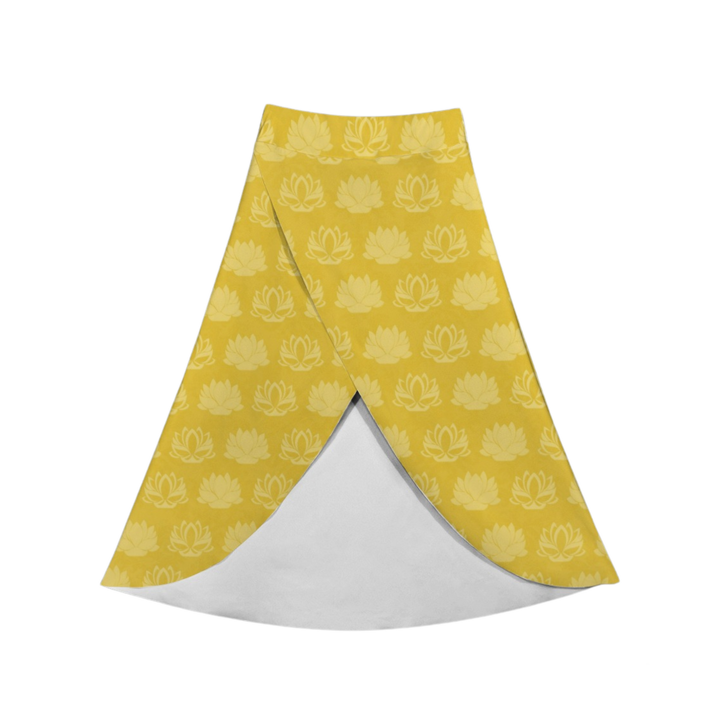 tianayellowlotus. midi skort