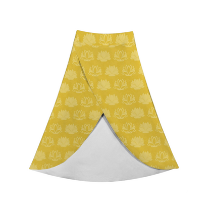 tianayellowlotus. midi skort