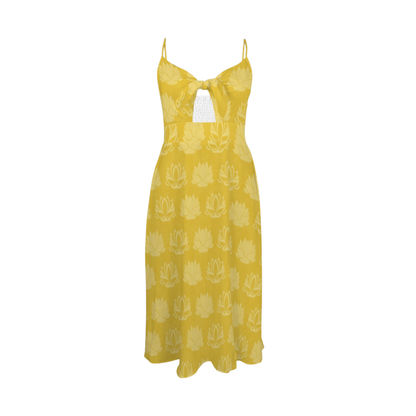 Tia Lotus Sexy Slit Midi