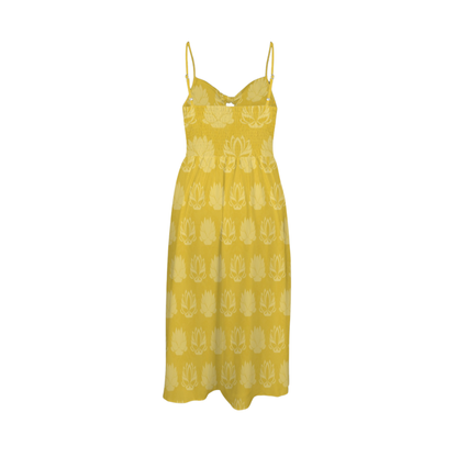 Tia Lotus Sexy Slit Midi