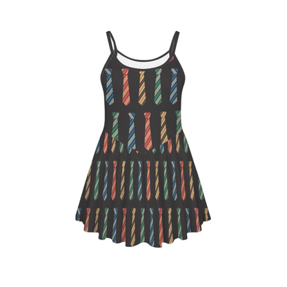 Wizard Ties Pleat Skirt Active Dress