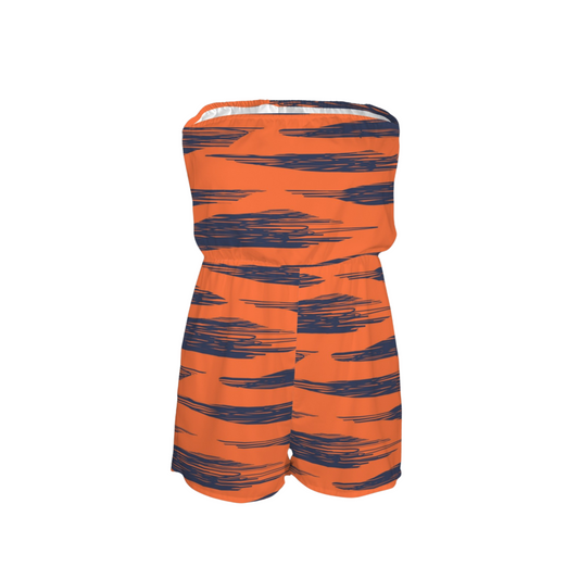 Bouncin' Tiger Strapless Romper