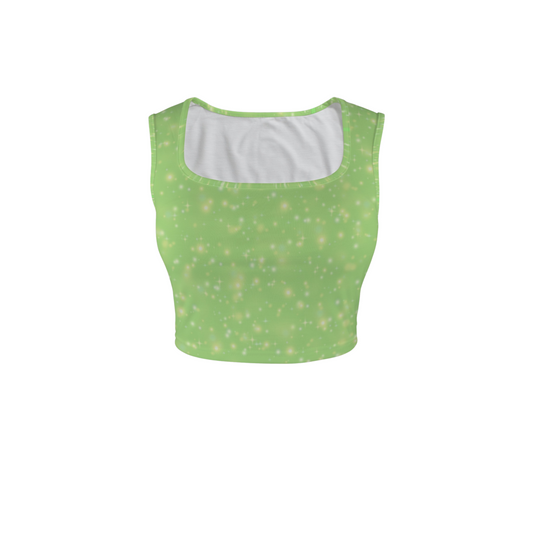 Tink Square Neck Crop Top
