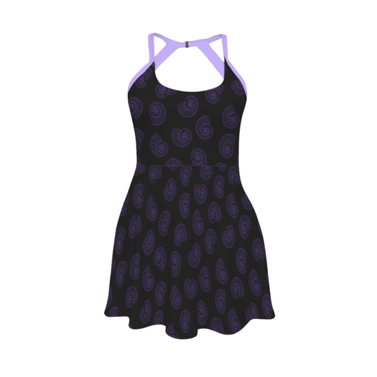Ursula Open Back Flare Skirt Active Dress