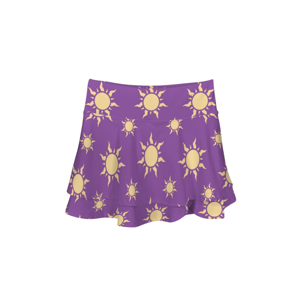 Best Day Ever Suns Ruffle Active Skort
