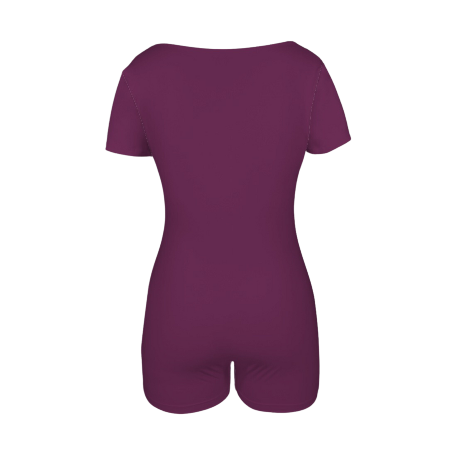 Voodoo Maroon Onez Tee Active Romper