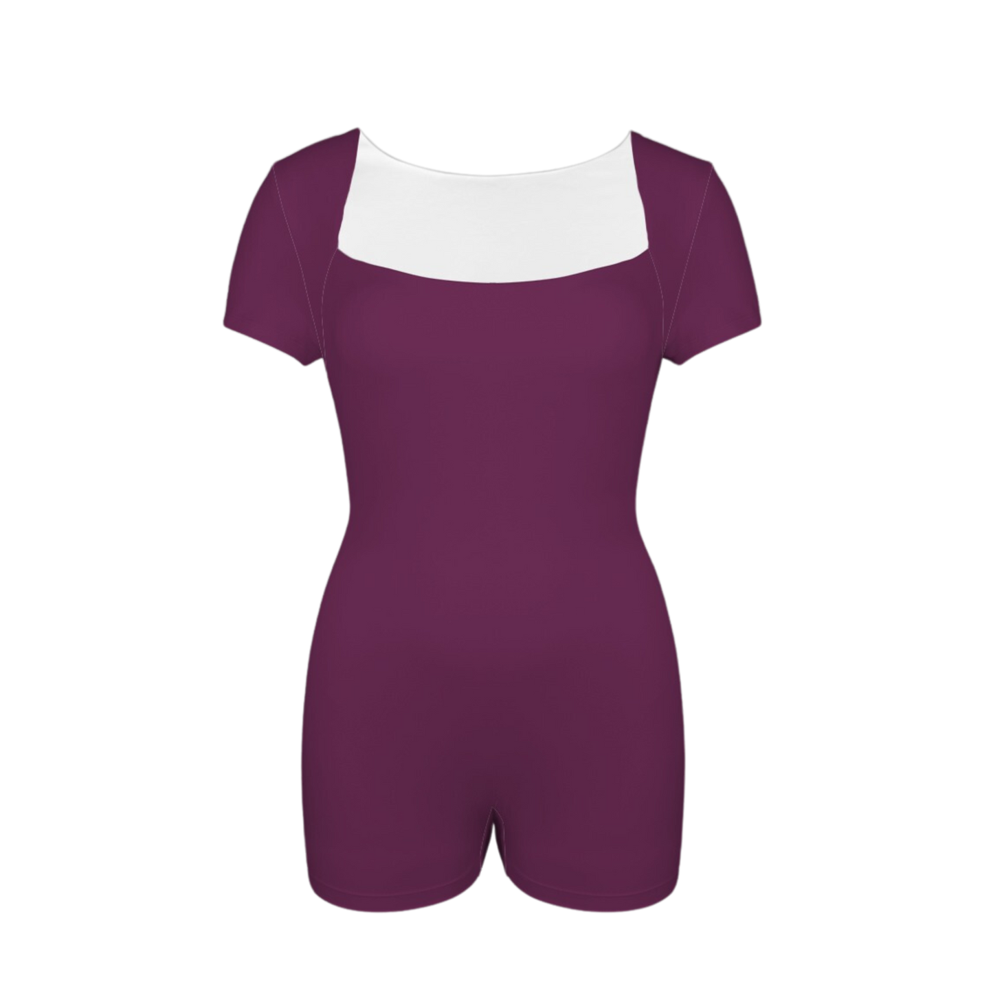 Voodoo Maroon Onez Tee Active Romper