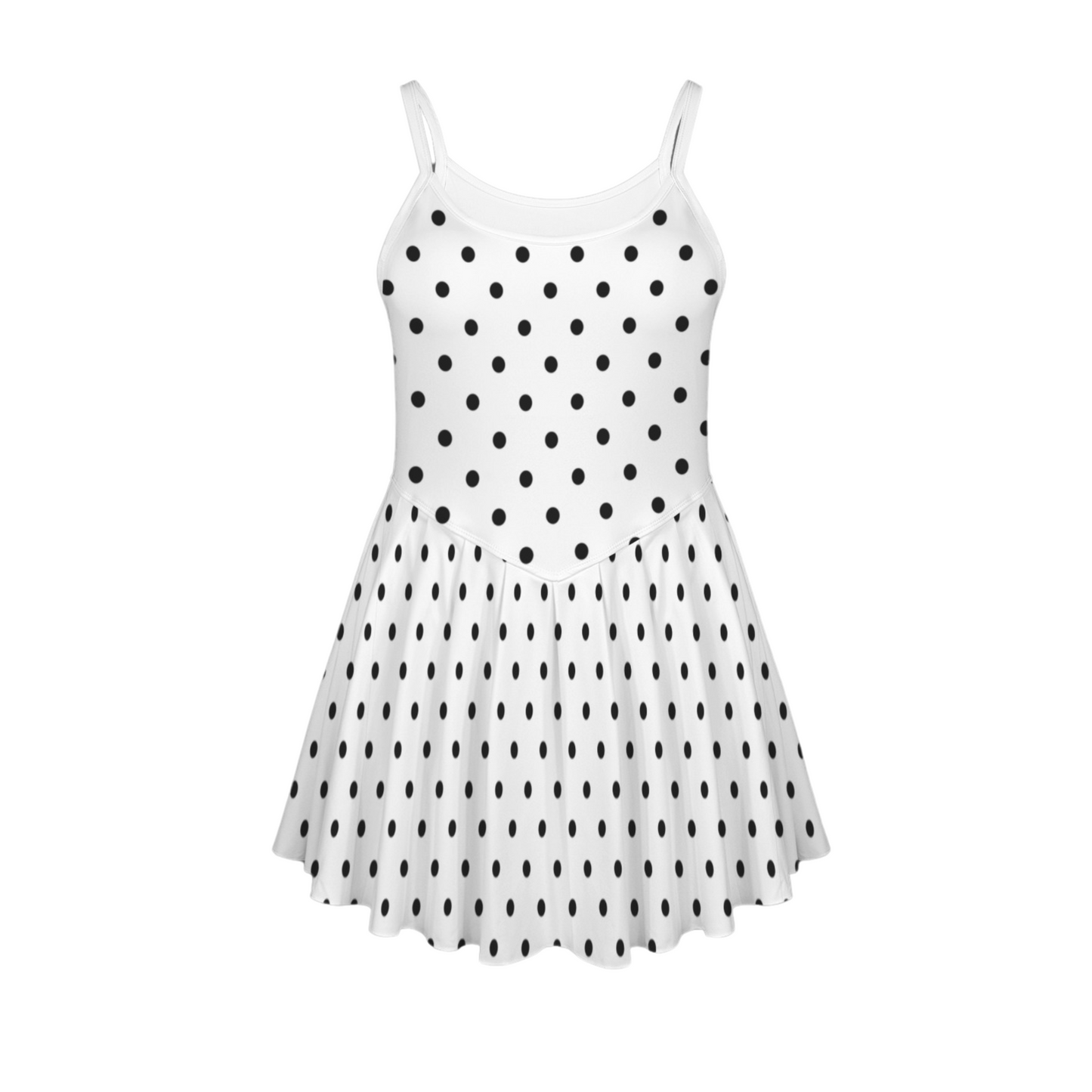 Miss Mouse Polka Dots Pleat Skirt Active Dress