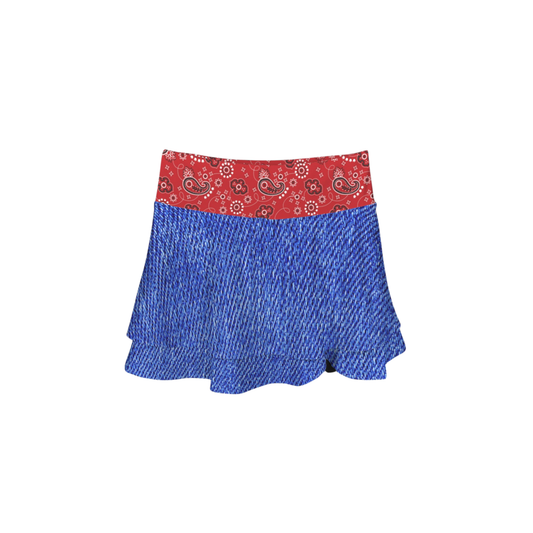 Sheriff Ruffle Active Skort