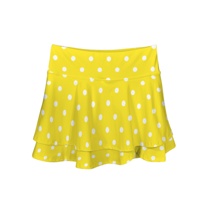 Minnie Dots Ruffle Active Skort