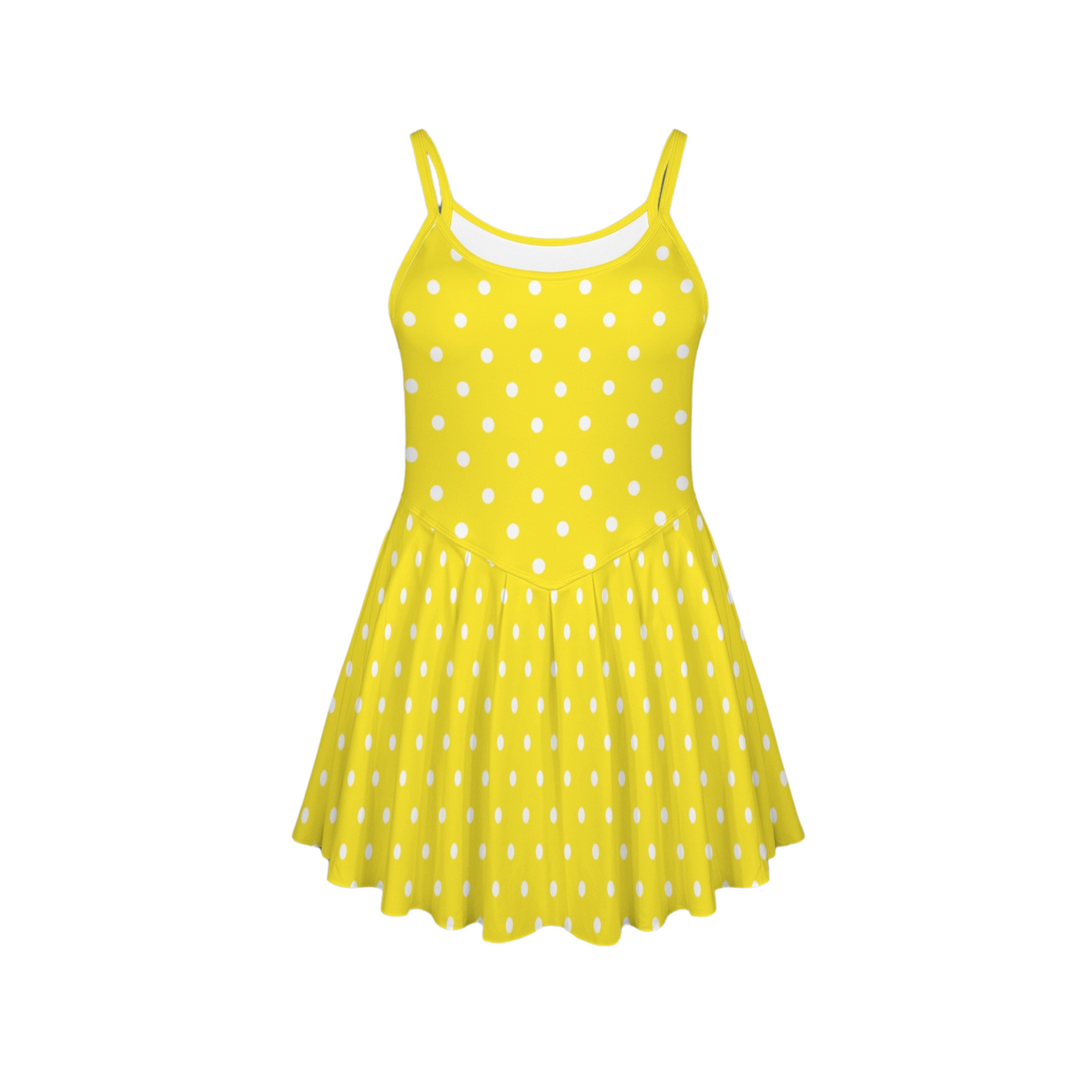 Miss Mouse Polka Dots Pleat Skirt Active Dress