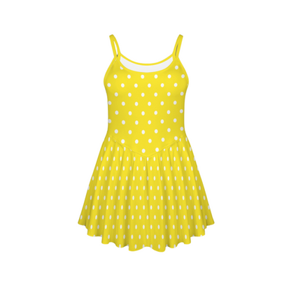 Miss Mouse Polka Dots Pleat Skirt Active Dress