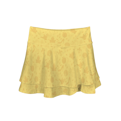 Princess Icons Ruffle Active Skort