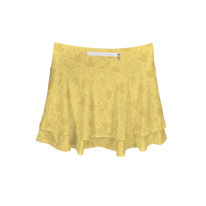 Princess Icons Ruffle Active Skort